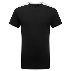 TriDri Childrens/Kids Performance Contrast T-Shirt / Black/White